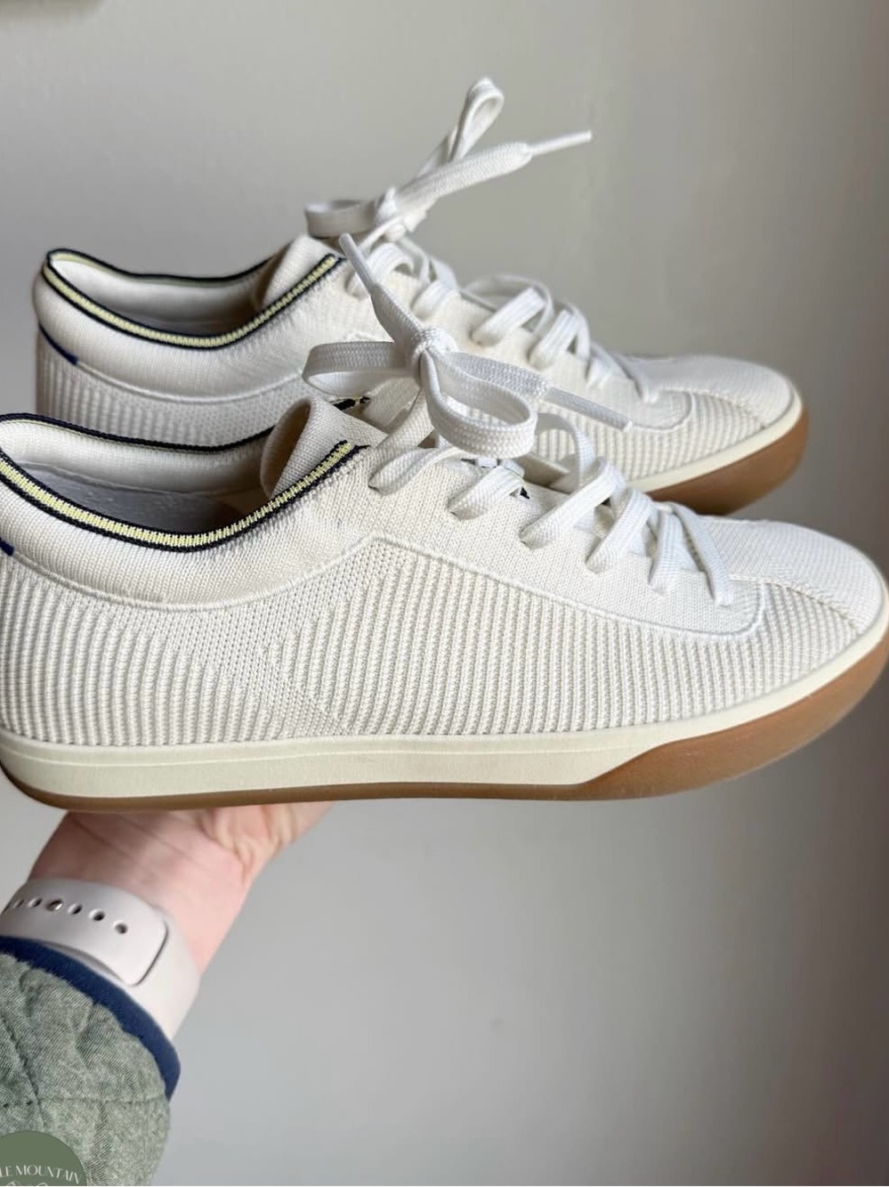 Rothy's Women's White Knit Sneakers